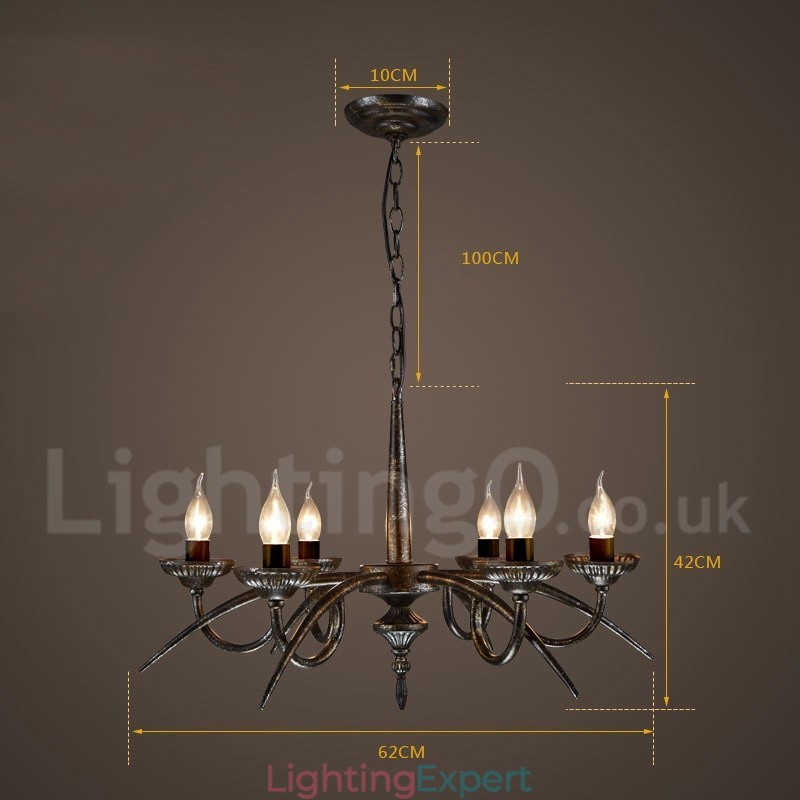 Industrial Style Steel Lighting Store Pendant Chandelier Light