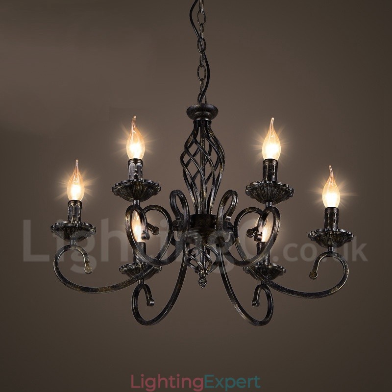 Industrial Style Steel Lighting Store Pendant Chandelier Light