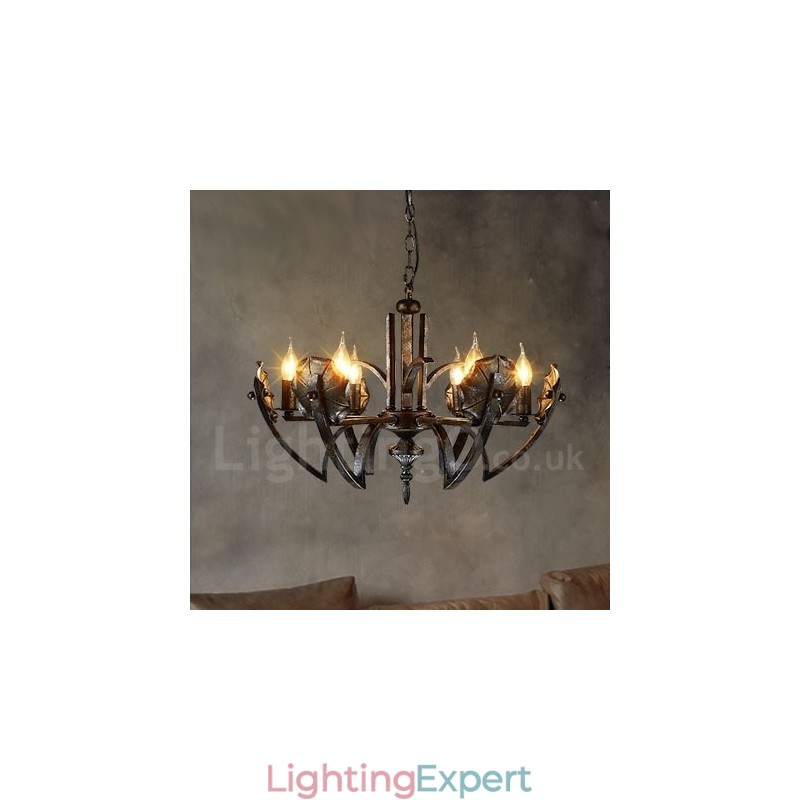 Industrial Style Steel Lighting Store Pendant Chandelier Light