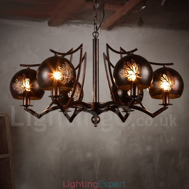 Industrial Style Steel Lighting Store Pendant Chandelier Light