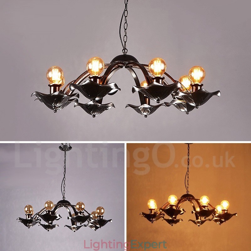 Industrial Style Steel Lighting Store Pendant Chandelier Light