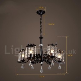 Industrial Style Steel Lighting Store Pendant Chandelier Light