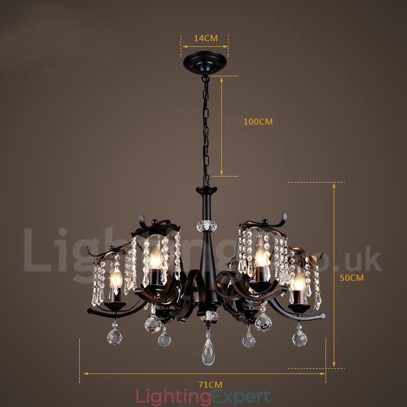 Industrial Style Steel Lighting Store Pendant Chandelier Light