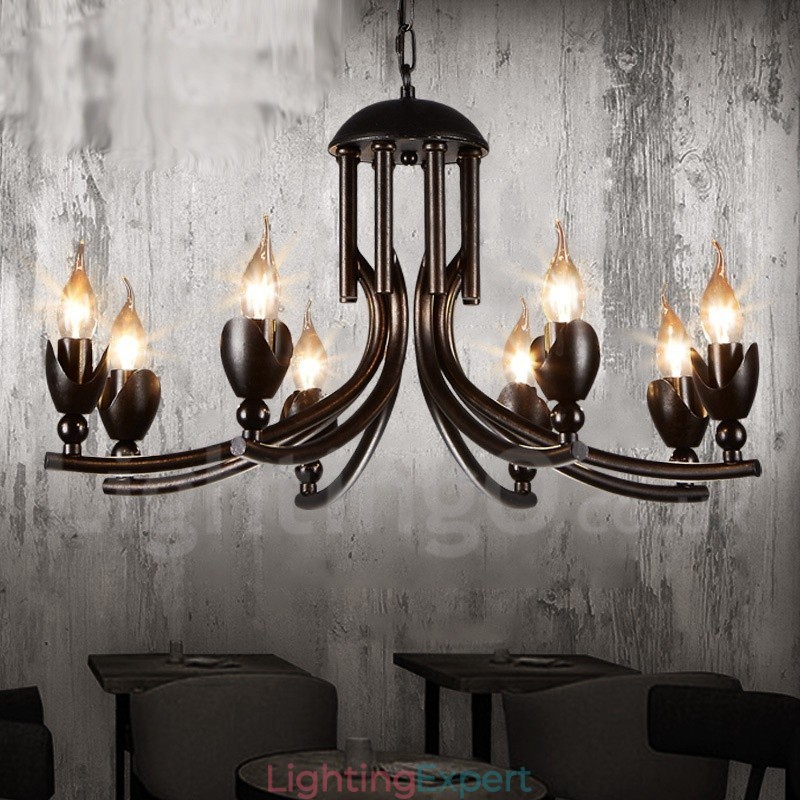 Industrial Style Steel Lighting Store Pendant Chandelier Light