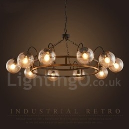Industrial Style Steel Lighting Store Pendant Chandelier Light