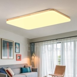 Hot Sale Ultra thin Wood Acrylic Ceiling Lamp