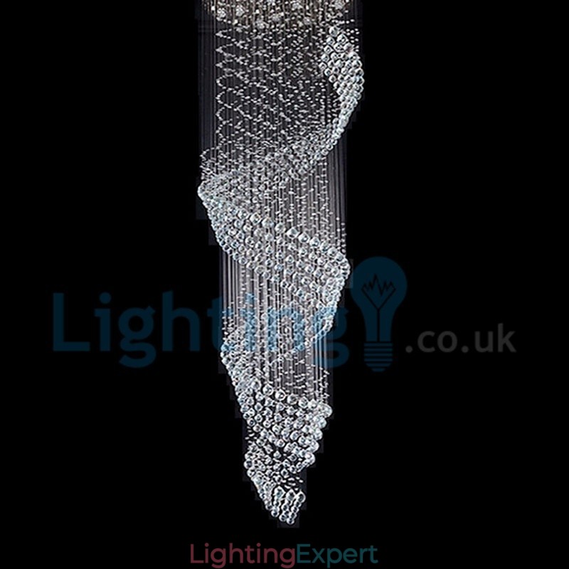 Modern Contemporary Chandelier Flush mount Pendant Fixture Crystal Rain Drop Light