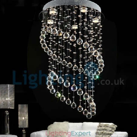 Modern Contemporary Chandelier Flush mount Pendant Fixture Crystal Rain Drop Light Modern Contemporary Chandelier Flush mount Pendant Fixture Crystal Rain Drop Light