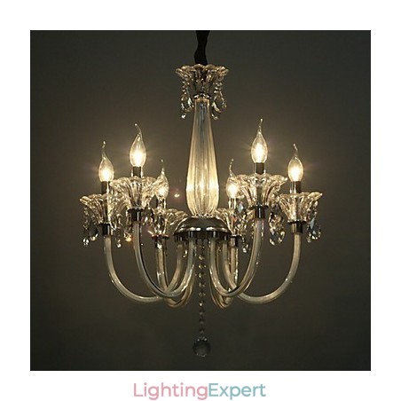 American Style Lodge 6 Light Chandelier With Glass Shade American Style Lodge 6 Light Chandelier With Glass Shade