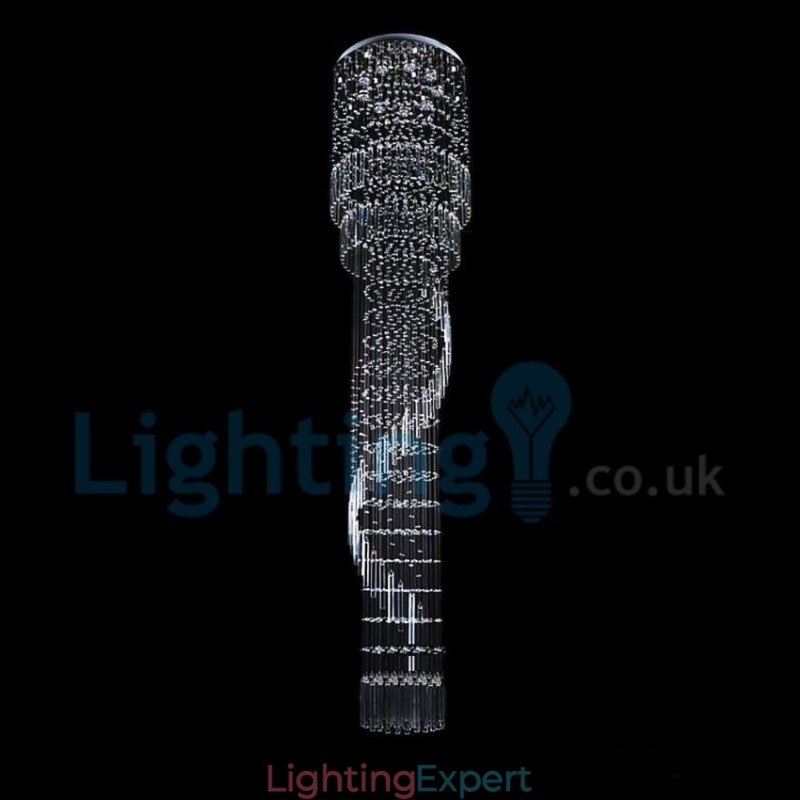Modern Contemporary Chandelier Flush mount Pendant Fixture Crystal Rain Drop Light