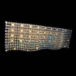 Modern Contemporary Chandelier Flush mount Pendant Fixture Crystal Rain Drop Light