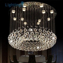 Crystal Chandelier Modern Bird Nest Luxury Duplex Ceiling Lamp