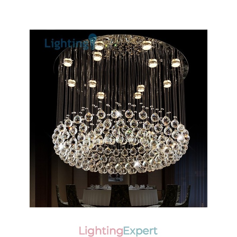 Crystal Chandelier Modern Bird Nest Luxury Duplex Ceiling Lamp