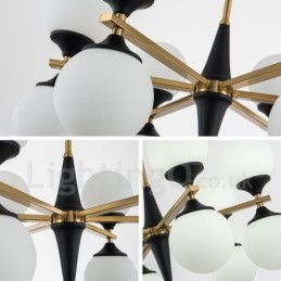Nordic 12 Bulb Lighting Chandelier Lights Magic Bean Lamp Creative Lamps