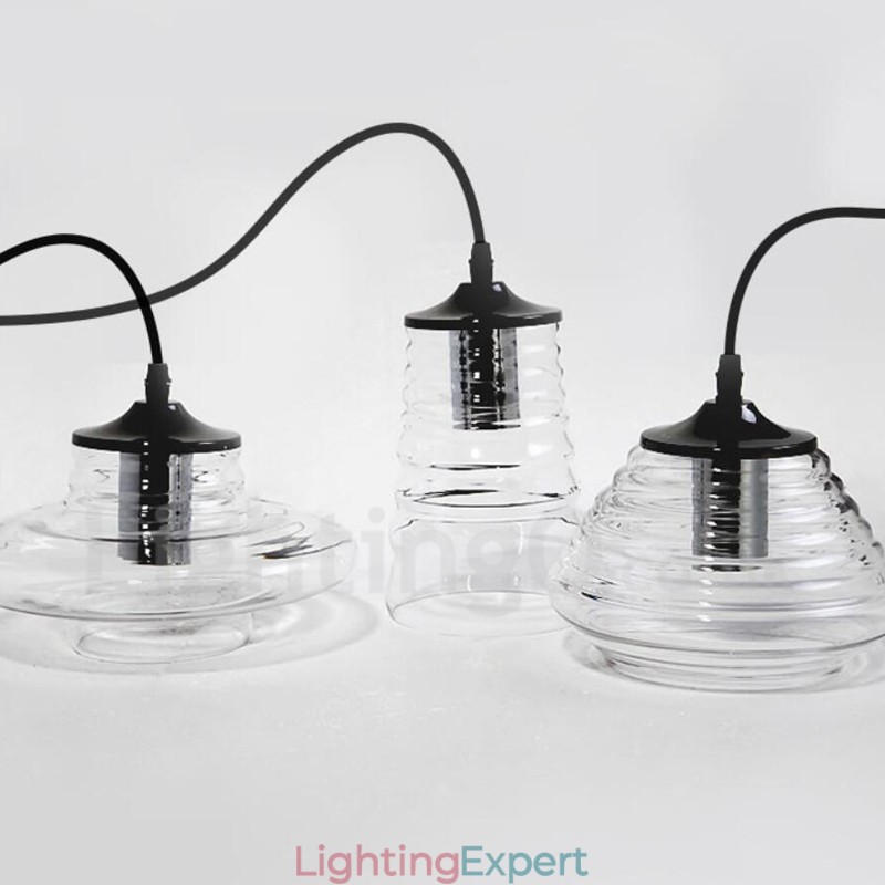 Single Head Glass Pendant Light Cafe
