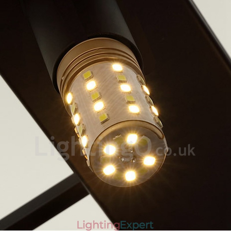 Retro Crystal Pendant Light Cafe Exibittion Hall