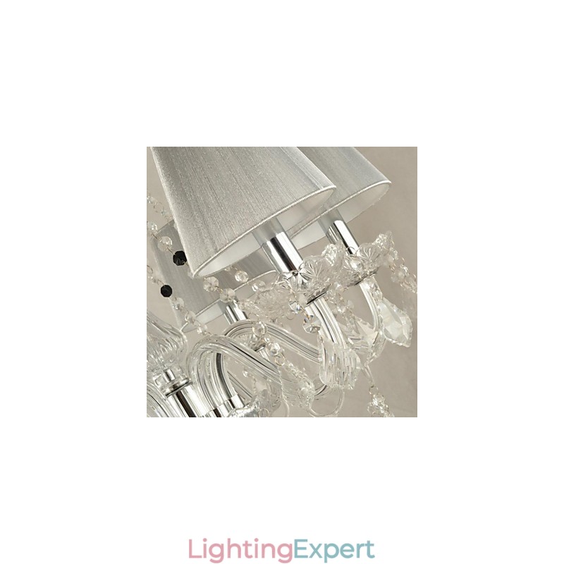 Chandelier Crystal Luxury Modern 1 Tiers Living 6 Lights