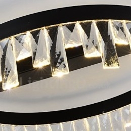 Modern Minimalist Creative Circular Ceiling Crystal Light
