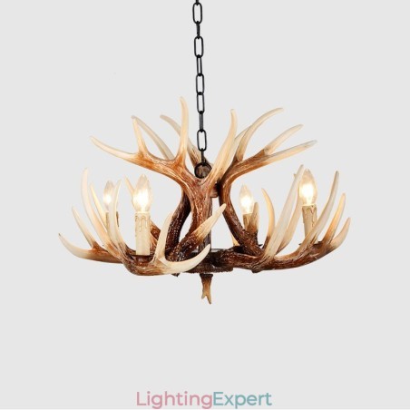 4 Light Rustic Artistic Retro Antler Antique Chandelier 4 Light Rustic Artistic Retro Antler Antique Chandelier