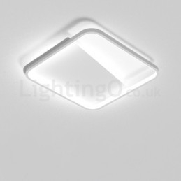 Modern Minimalist Ultra thin 5cm Aluminum Square Flush Mount Ceiling Lights