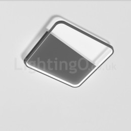 Modern Minimalist Ultra thin 5cm Aluminum Square Flush Mount Ceiling Lights