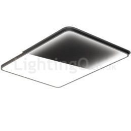 Modern Minimalist Ultra thin 5cm Aluminum Rectangle Flush Mount Ceiling Lights