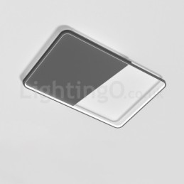 Modern Minimalist Ultra thin 5cm Aluminum Rectangle Flush Mount Ceiling Lights