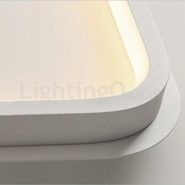 Modern Minimalist Ultra thin 5cm Aluminum Rectangle Flush Mount Ceiling Lights
