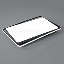 Modern Fashion Black White Rectangle Flush Mount Ceiling lamp