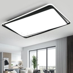 Modern Fashion Black White Rectangle Flush Mount Ceiling lamp
