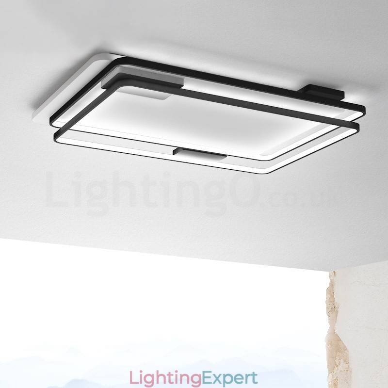 Modern Exquisite Flush Mount Ceiling Lights with Acrylic Shade Lamp