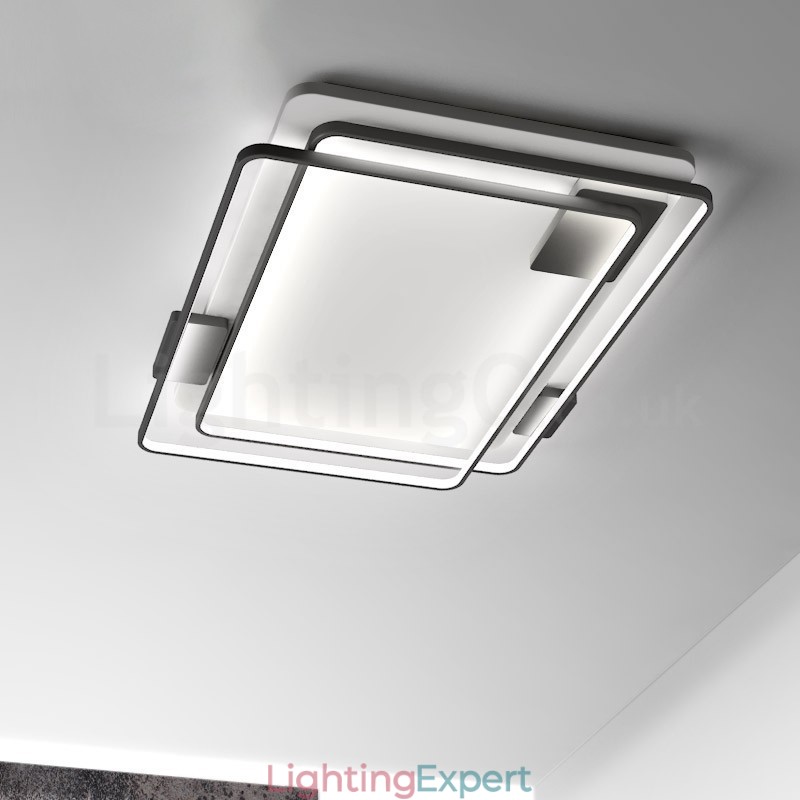 Modern Exquisite Flush Mount Ceiling Lights with Acrylic Shade Lamp