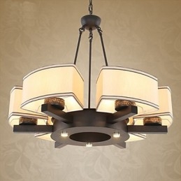The Chinese Style Chandelier Iron Copper Imitation Air Lamps