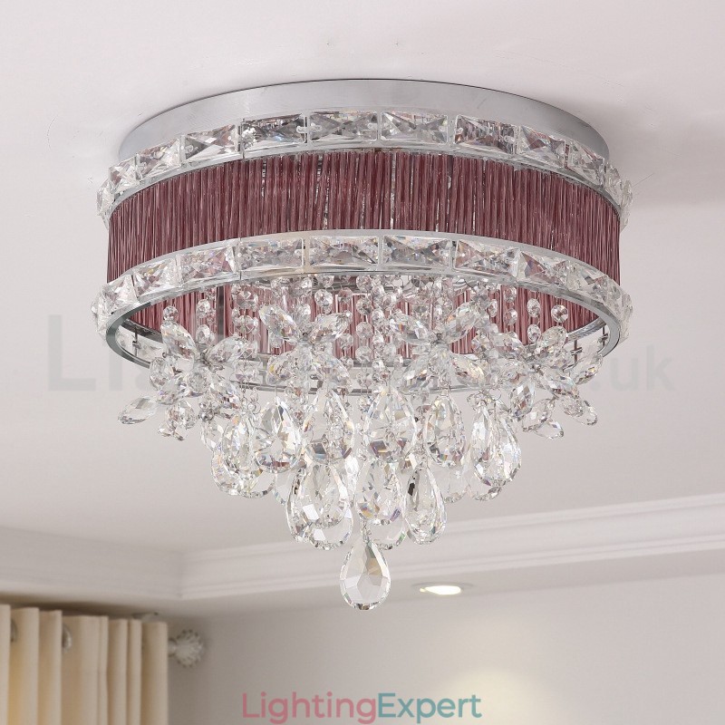 This Year Modern Fashion Crystal Flush Mount Ceiling Lights