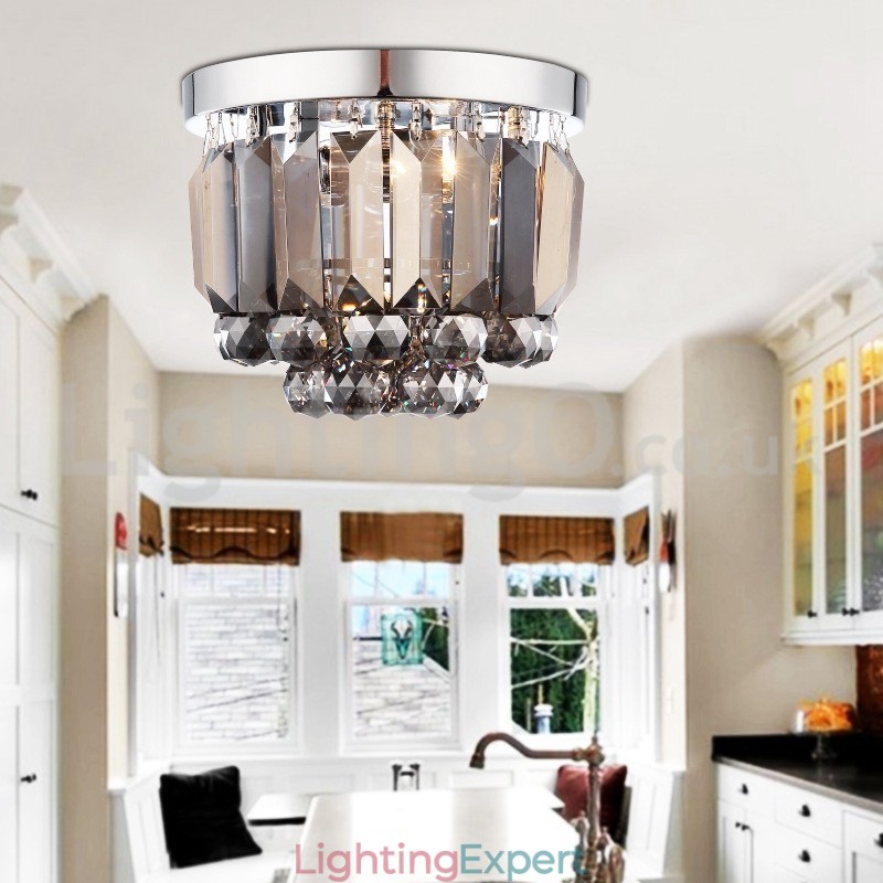 Modern Crystal Flush Mount Ceiling Lights