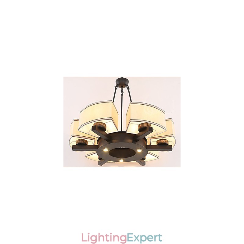 The Chinese Style Chandelier Iron Copper Imitation Air Lamps