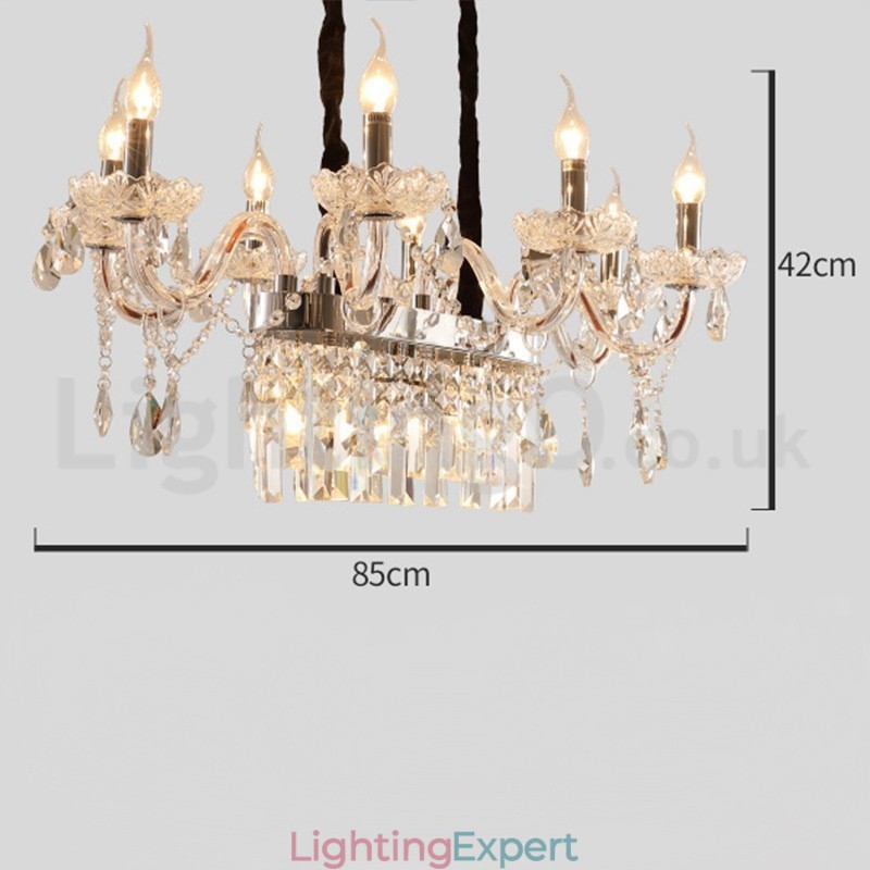 Contemporary Creative Candle Crystal Chandelier
