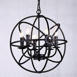 Mini Style Chandelier Pendant Light Modern Contemporary Traditional Classic Rustic Lodge Retro Lantern Country Globe