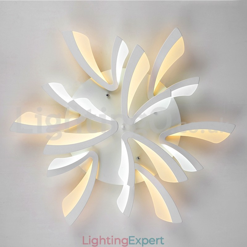 Newest 9 Lights Affordable Modern Flush Mount Ceiling Lights