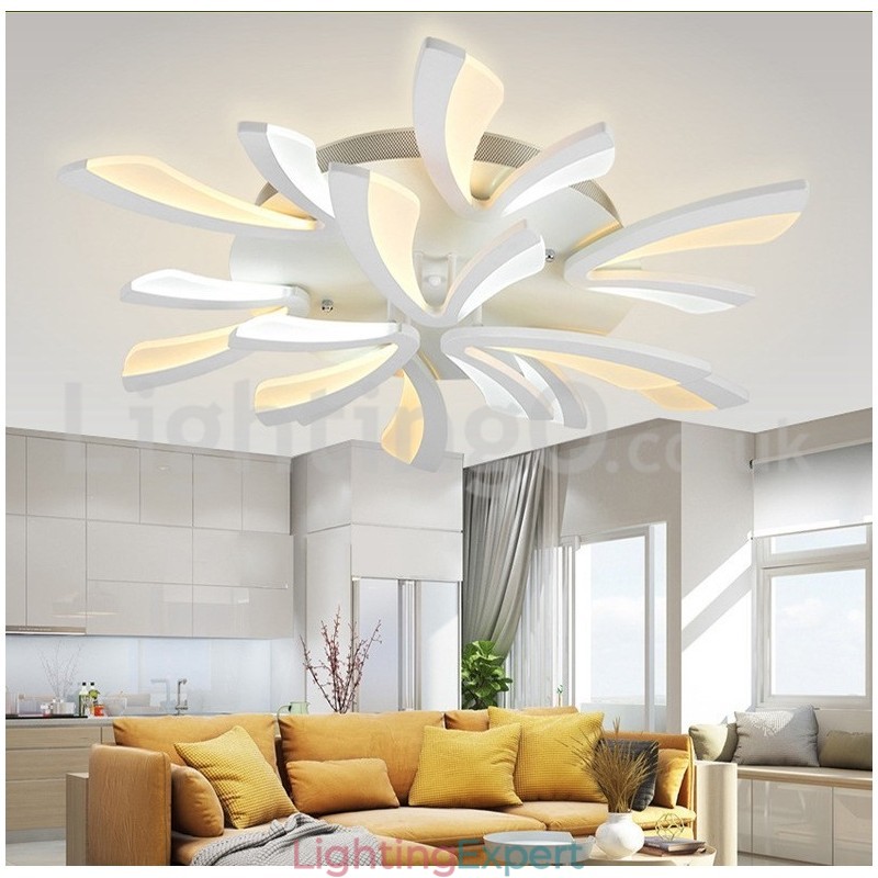 Newest 9 Lights Affordable Modern Flush Mount Ceiling Lights