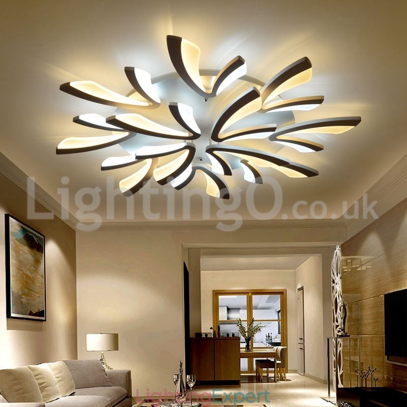 Newest 12 Lights Elegant Modern Flush Mount Ceiling Lights