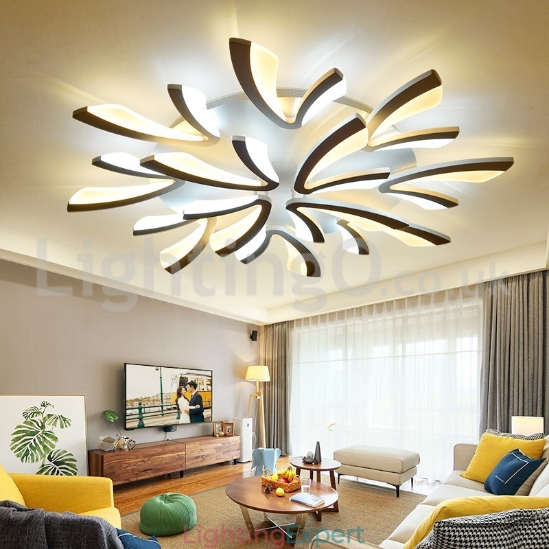 Newest 12 Lights Elegant Modern Flush Mount Ceiling Lights