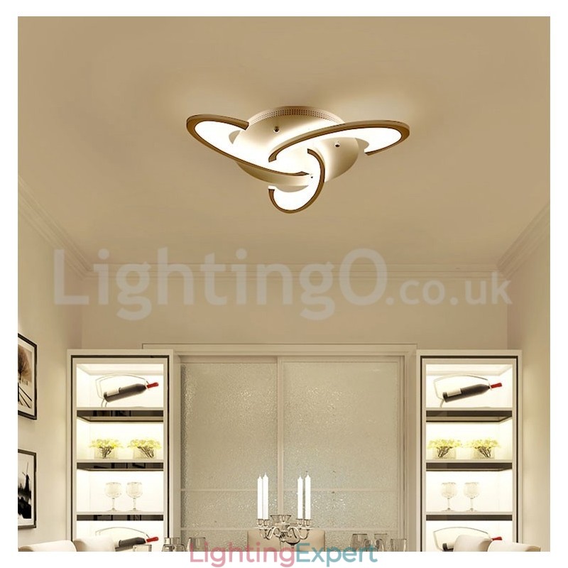 3 Bulbs Modern Flush Mount Ceiling Lights