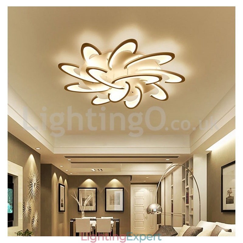 Discount 12 Bulbs Contemporary Flush Mount Ceiling Lights