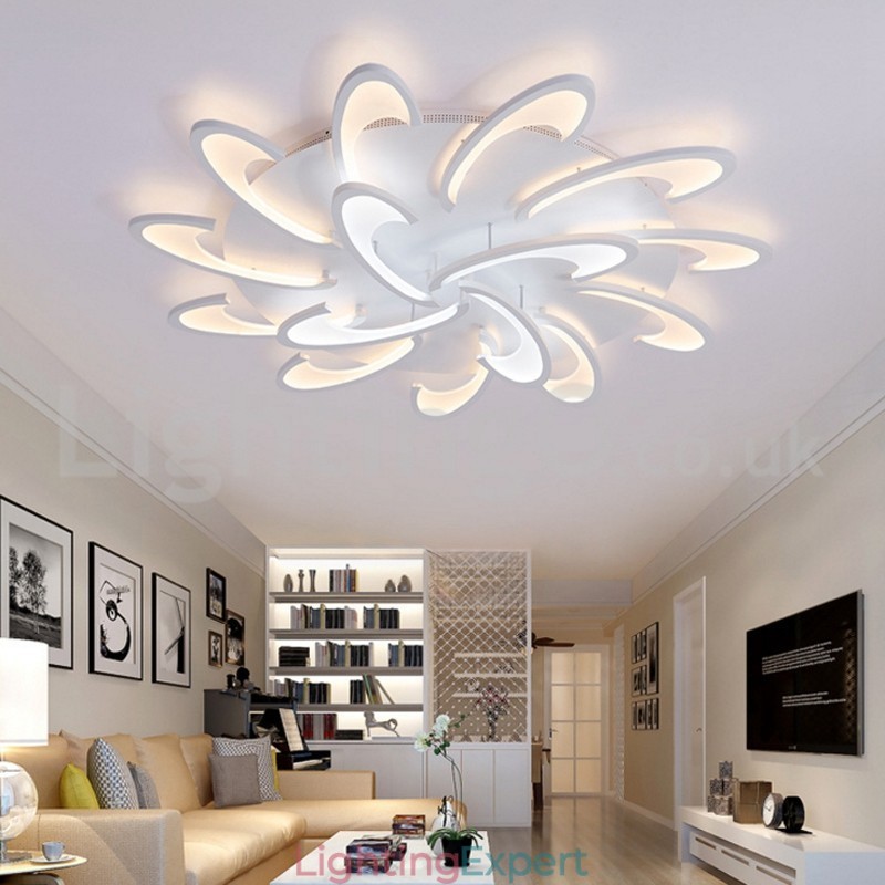 Discount 15 Bulbs Contemporary Flush Ceiling Lights