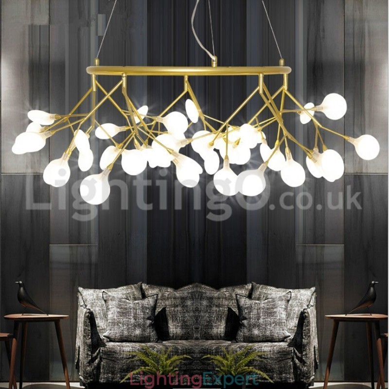 Luxury Post modern Round Fireflies Chandelier