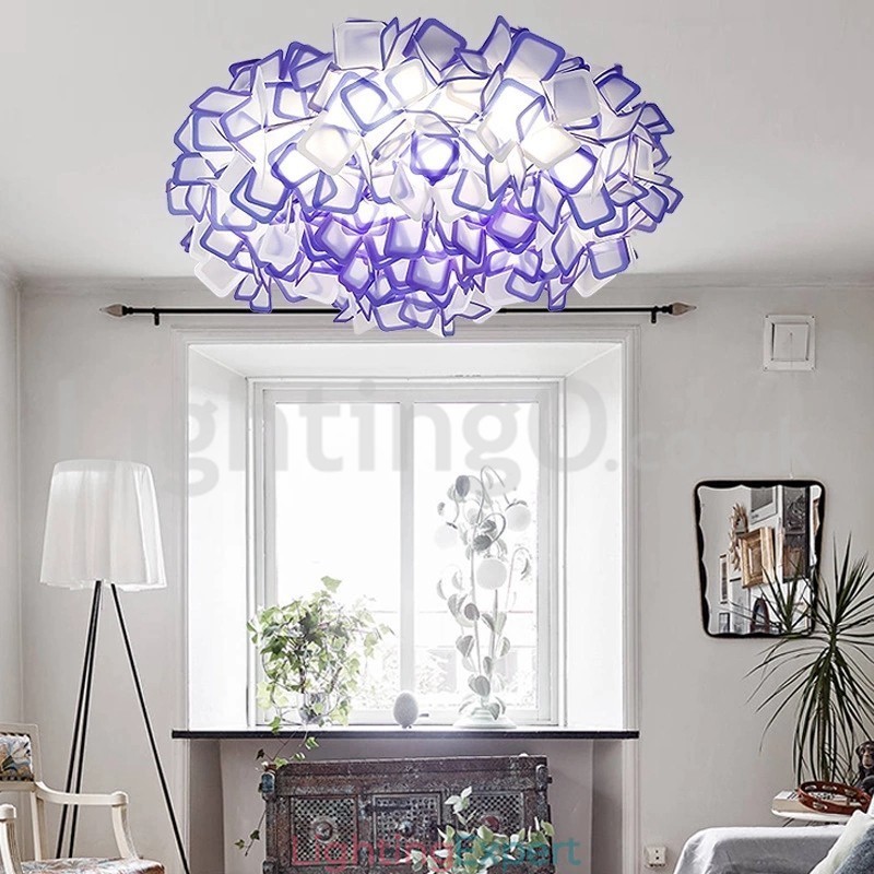 Modern Light Source Three Color Switching Flush Mount Ceiling Lights