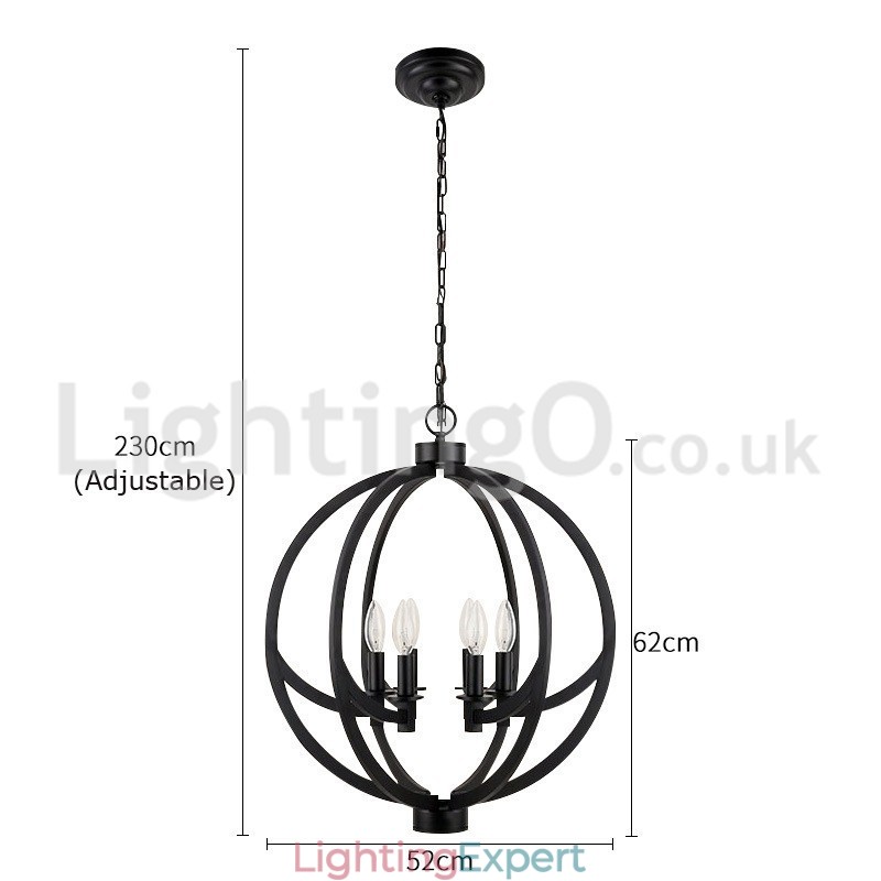 Retro Ball Pendant Light