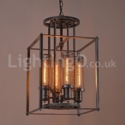 Retro Iron Gear Pendant Light Cafe