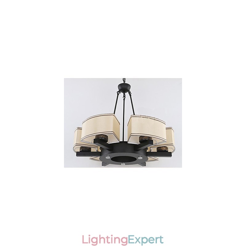 The Chinese Style Chandelier Iron Copper Imitation Air Lamps
